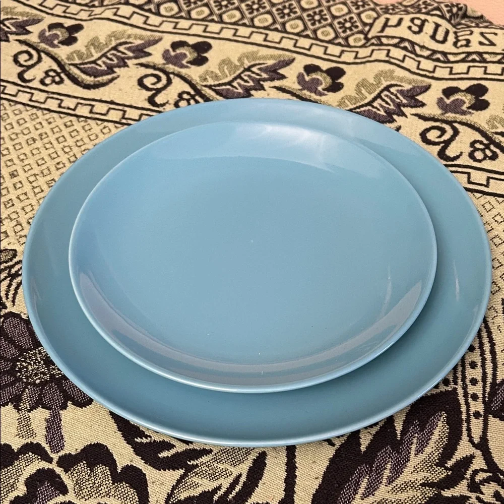 IKEA Sky Blue 10.5”and 8”Dinner Plate Set
